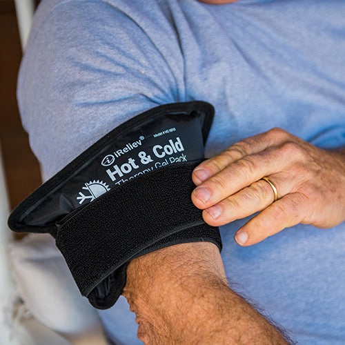 Premium Reusable Hot and Cold Therapy Gel Pack with Securement Straps by PlayMakar