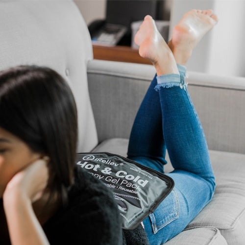 Premium Reusable Hot and Cold Therapy Gel Pack with Securement Straps by PlayMakar