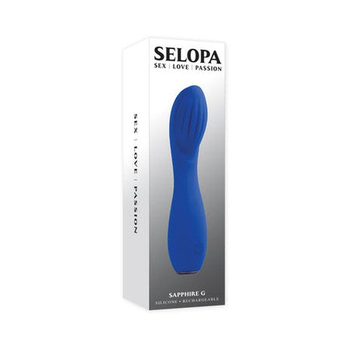 Selopa Sapphire G Rechargeable Vibe Silicone Blue by Sexology
