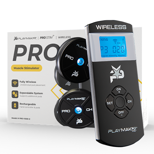 PRO Wireless Muscle Stimulator with TENS + EMS by PlayMakar