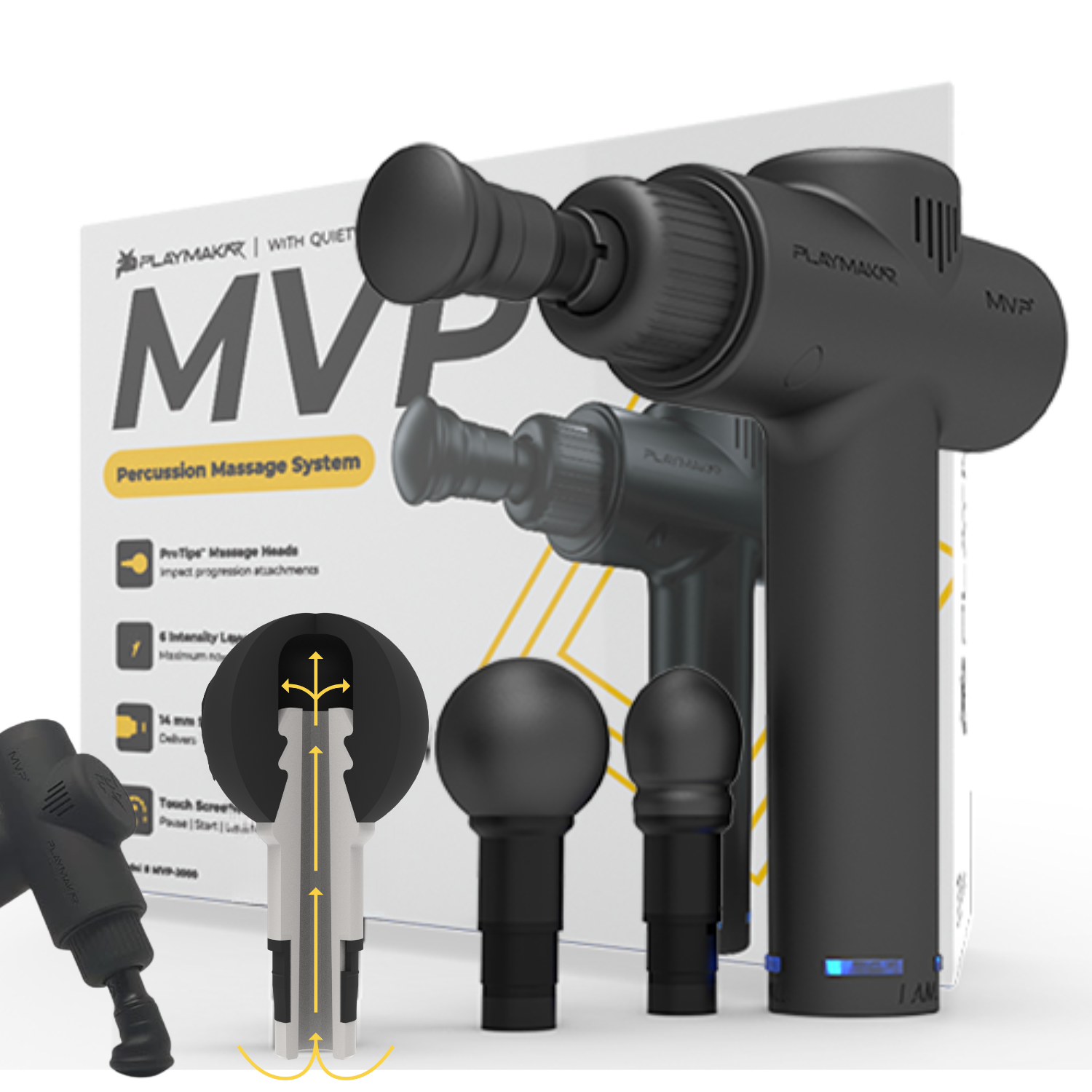 MVP+ Percussion Massage System by PlayMakar