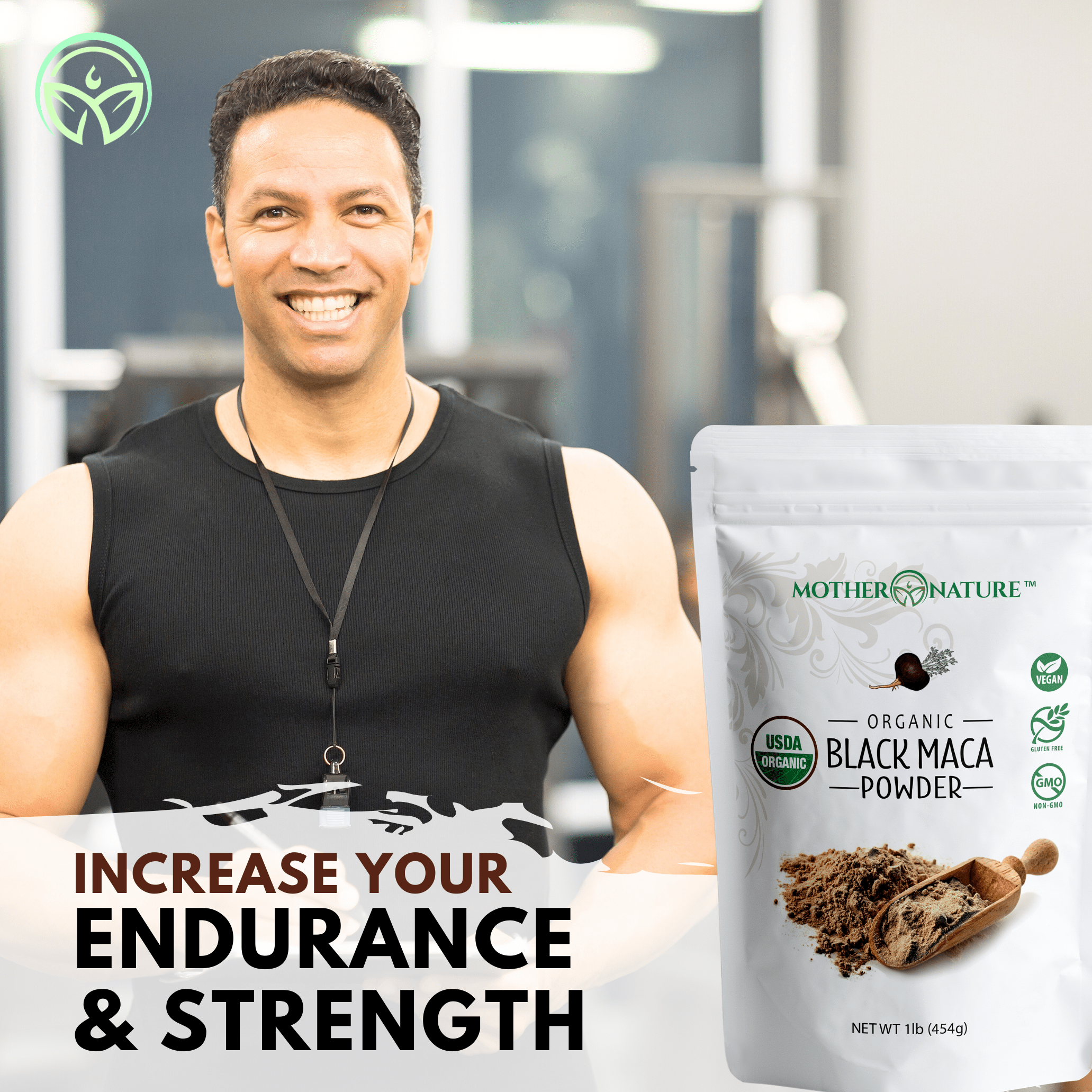 Black Maca Powder by Mother Nature Organics