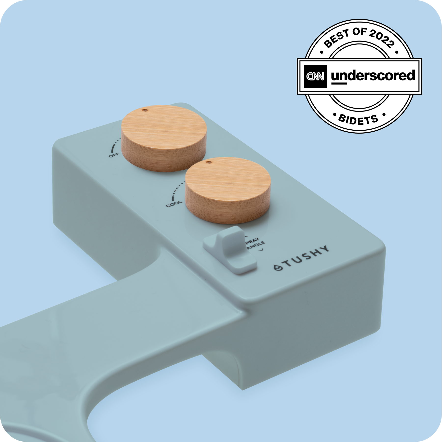 Blue Bamboo Bundle Knob