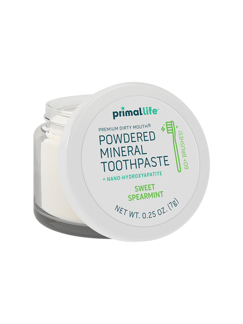 Toothpowder / Powdered Mineral Toothpaste by Primal Life Organic II LLC