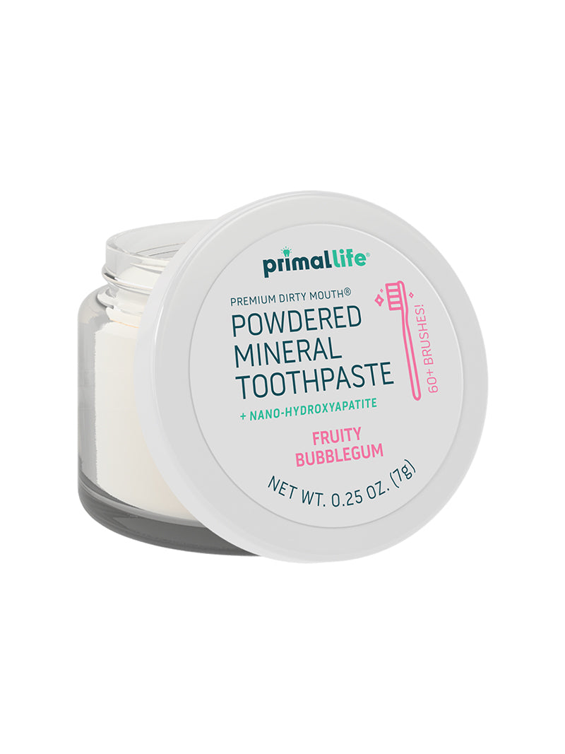 Toothpowder / Powdered Mineral Toothpaste by Primal Life Organic II LLC