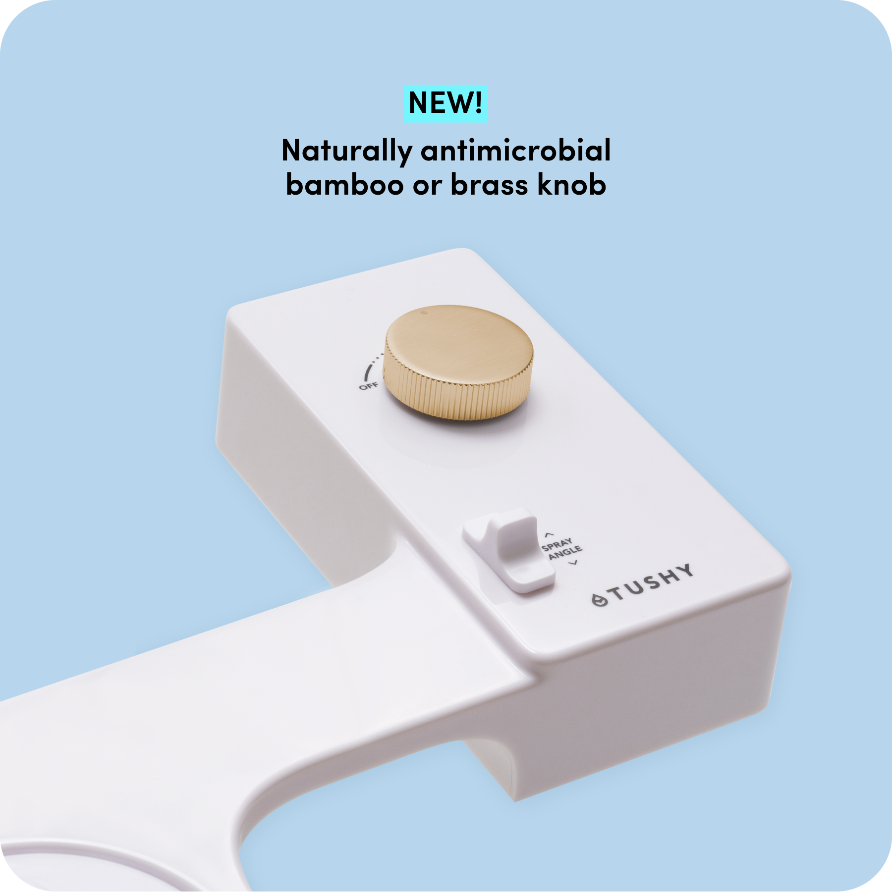 White with Gold Bundle Knob