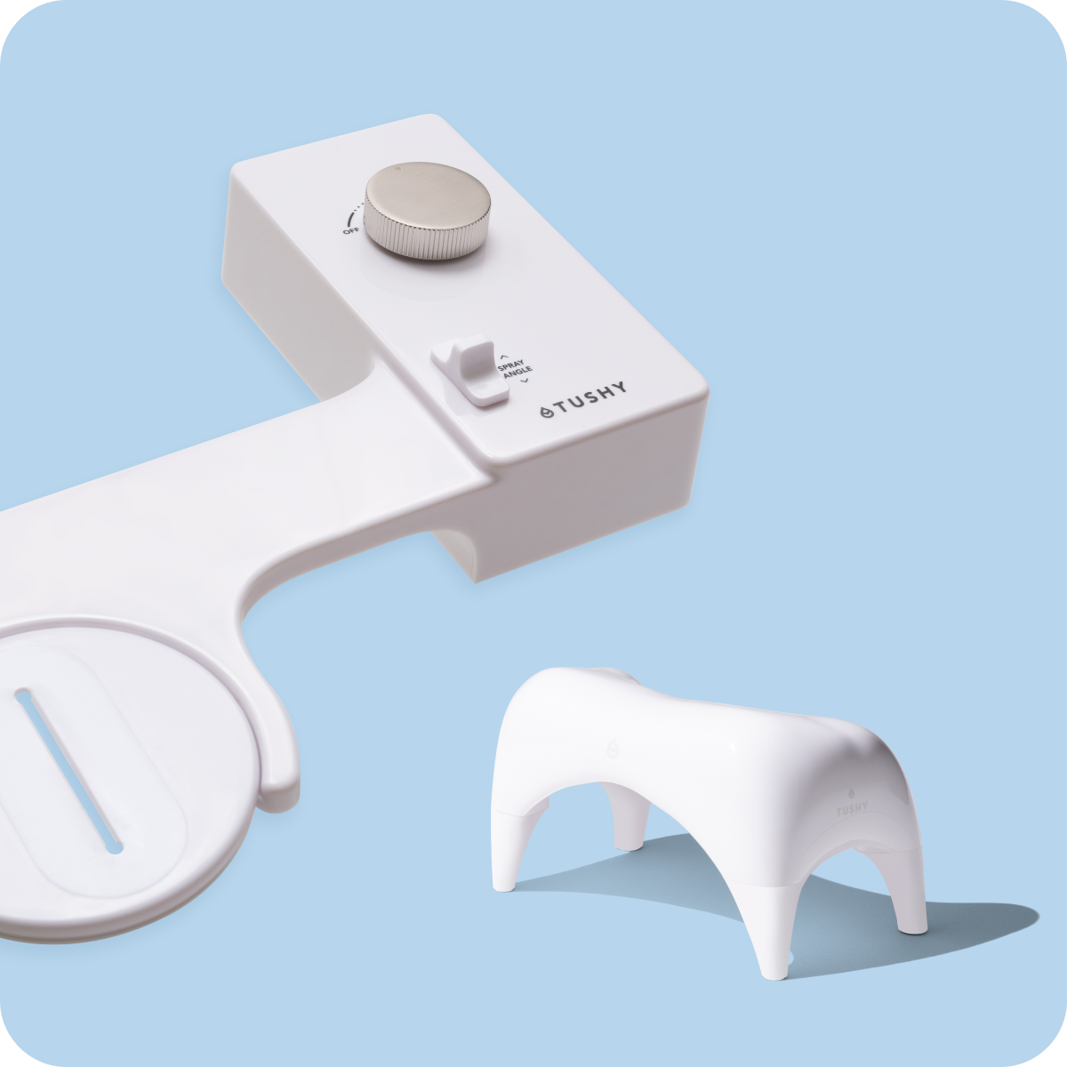 White with Platinum Bundle Knob