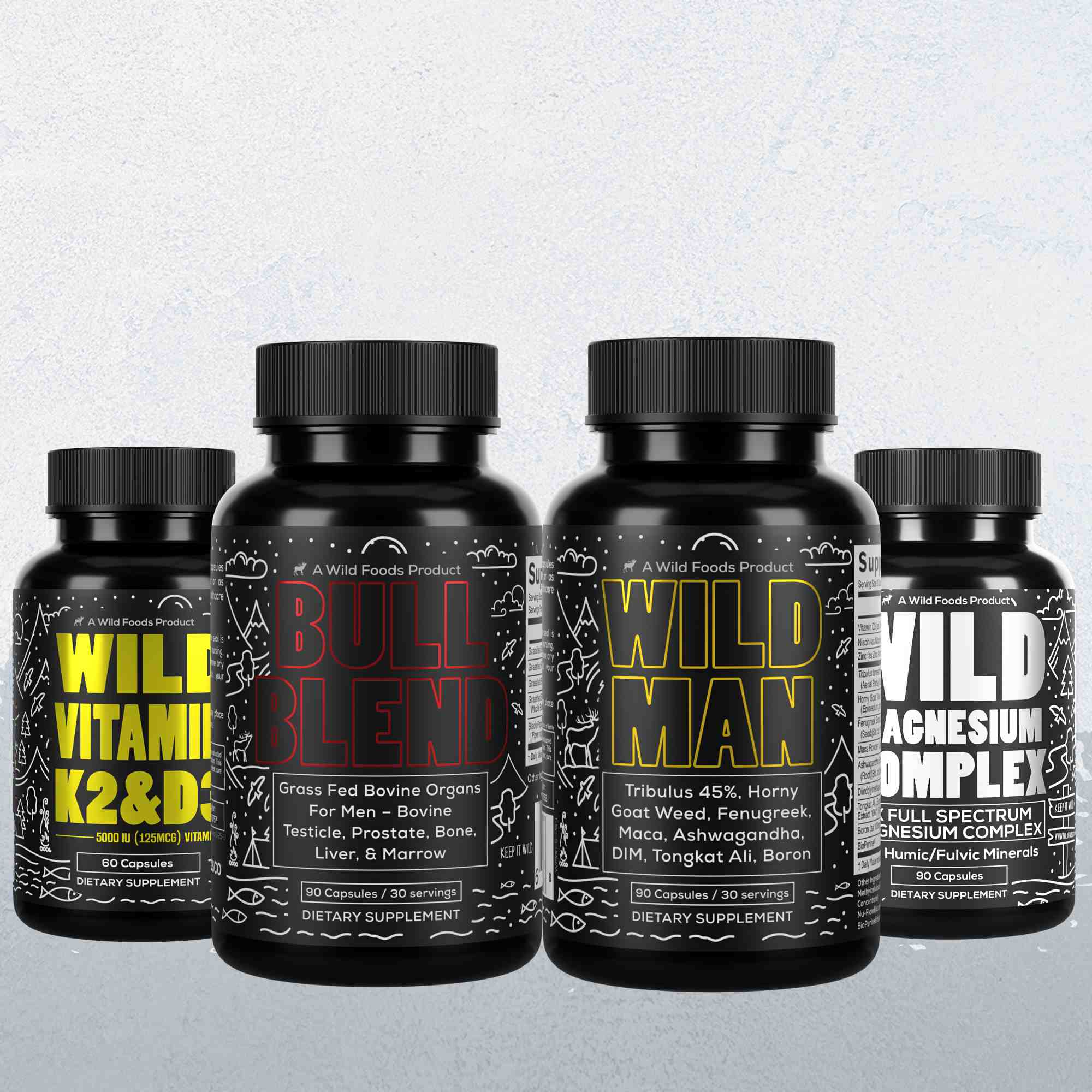 Wild Man Bundles: Natural Anabolic Support by Wild Foods