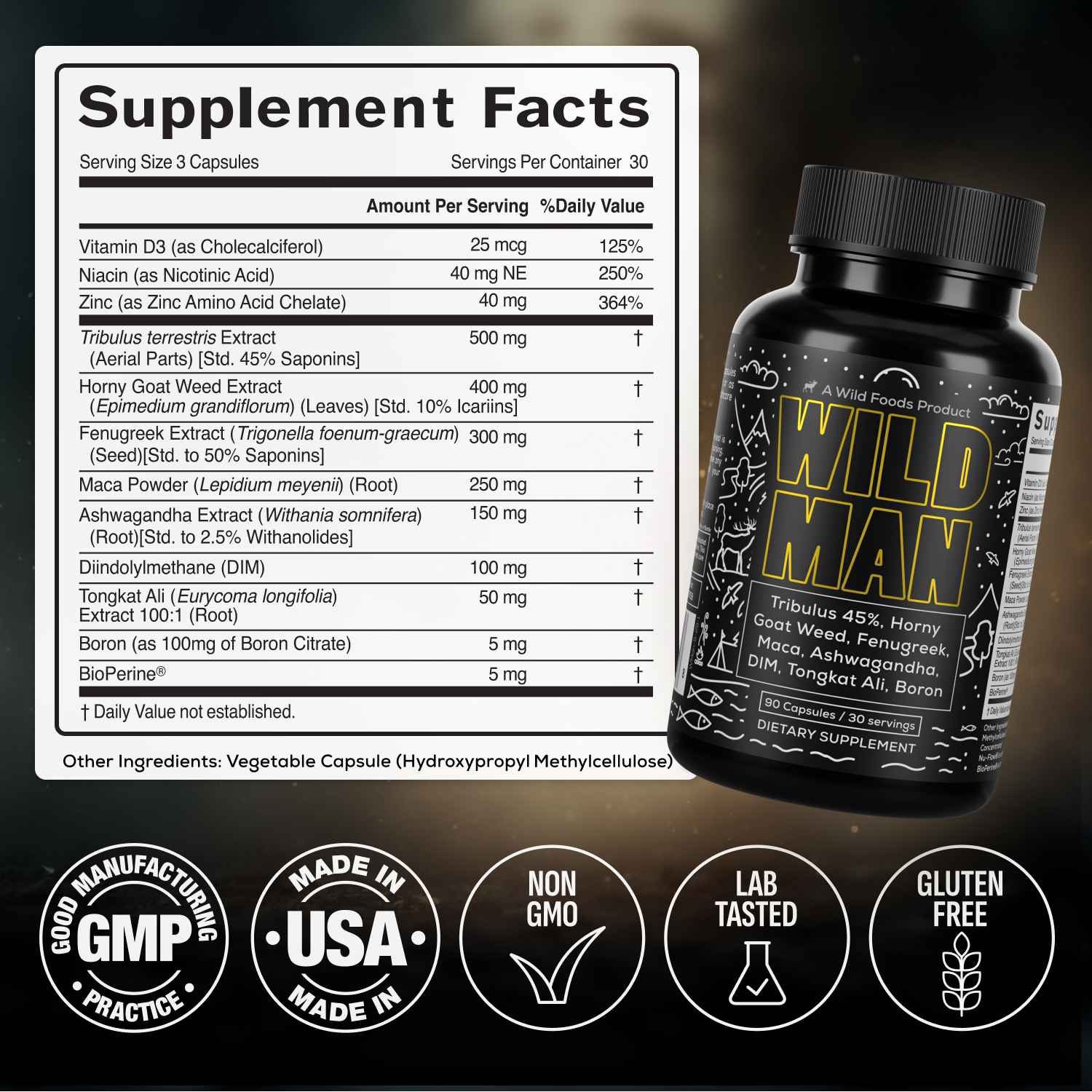Wild Man Bundles: Natural Anabolic Support by Wild Foods