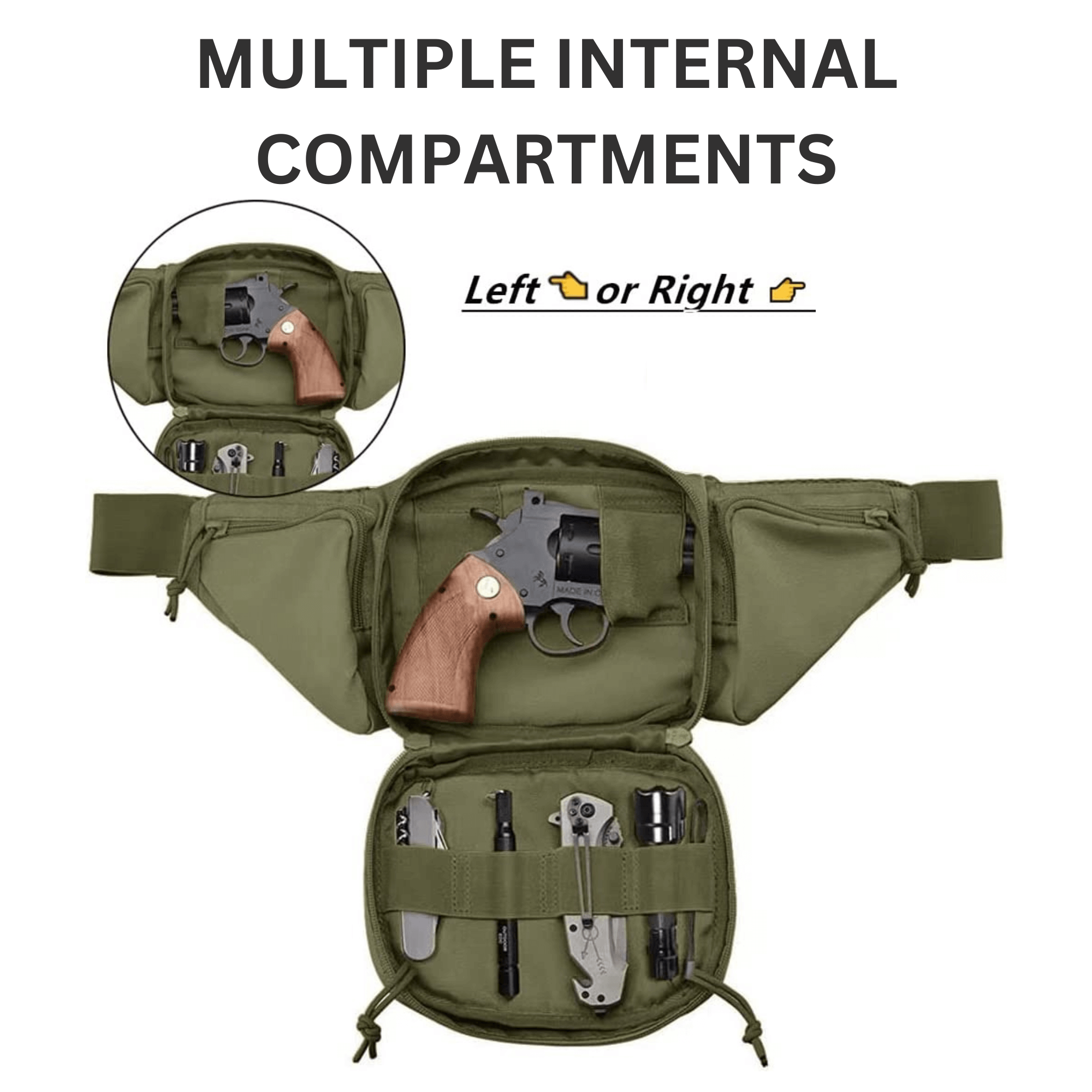 Tactical Waist Bag & MOLLE EDC Pouch For Outdoor Activities by Jupiter Gear
