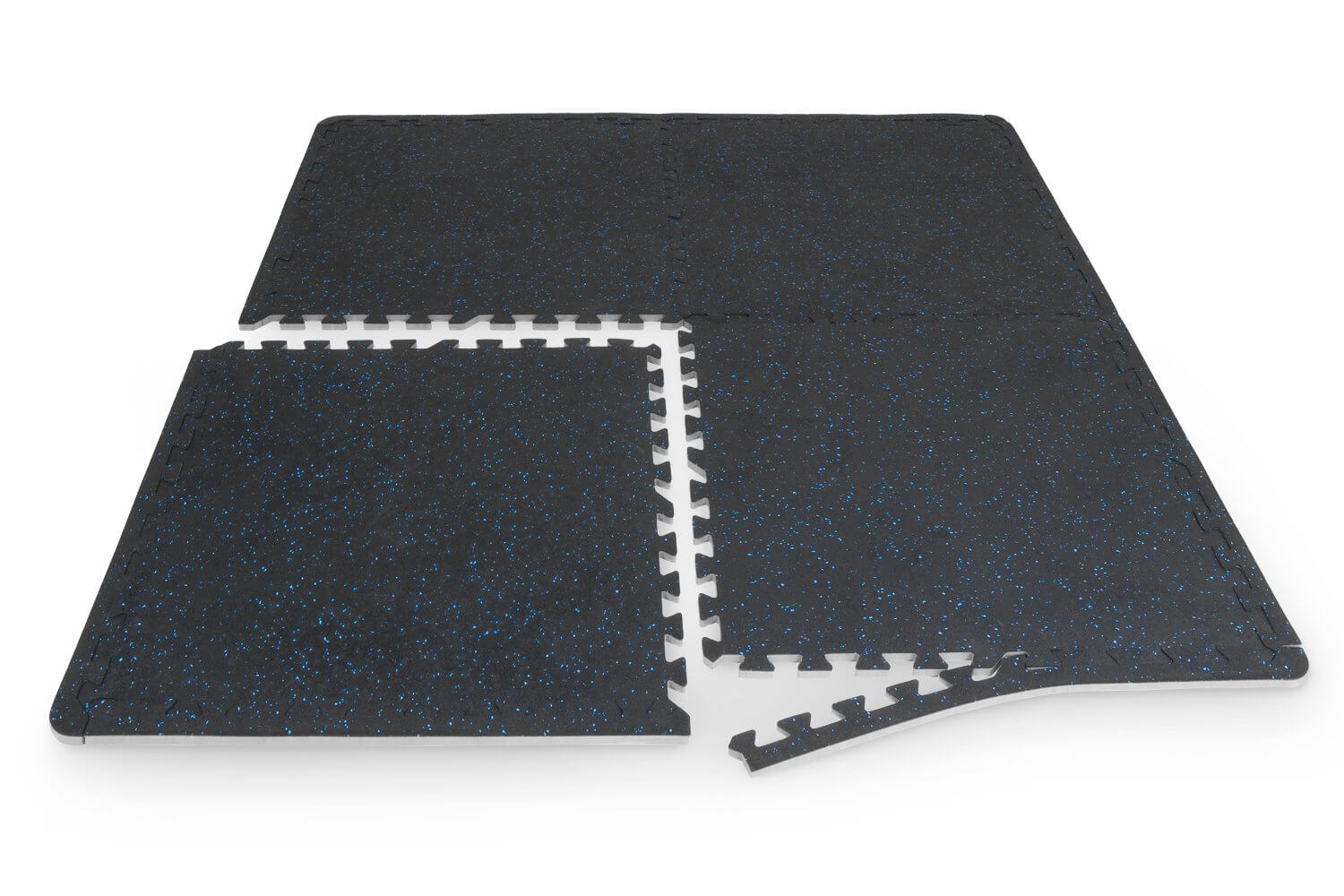 Rubber Top Exercise Puzzle Mat 0.75in 24sqft by Jupiter Gear