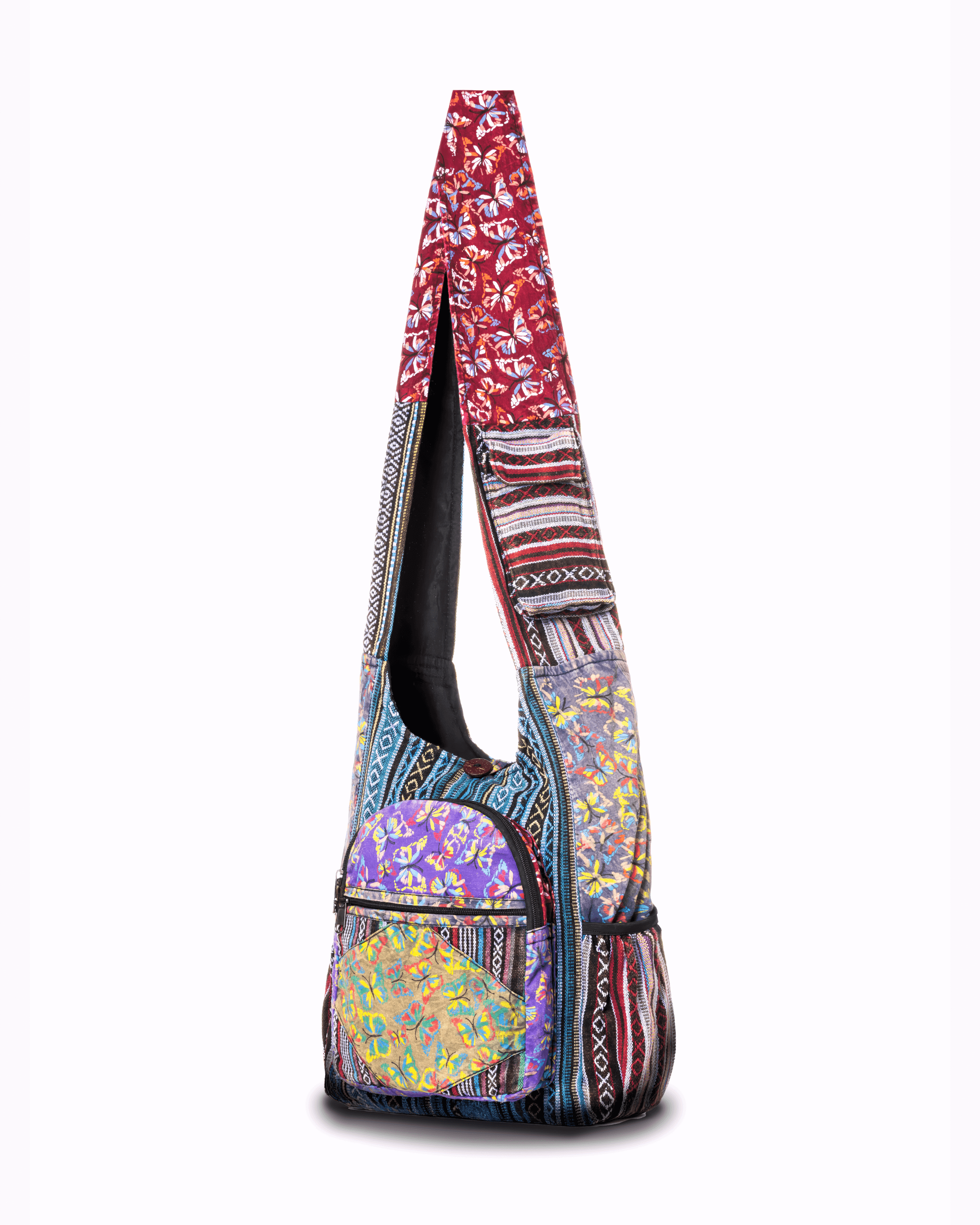 Kathmandu Collection Butterfly Design Hobo Bag by Jupiter Gear
