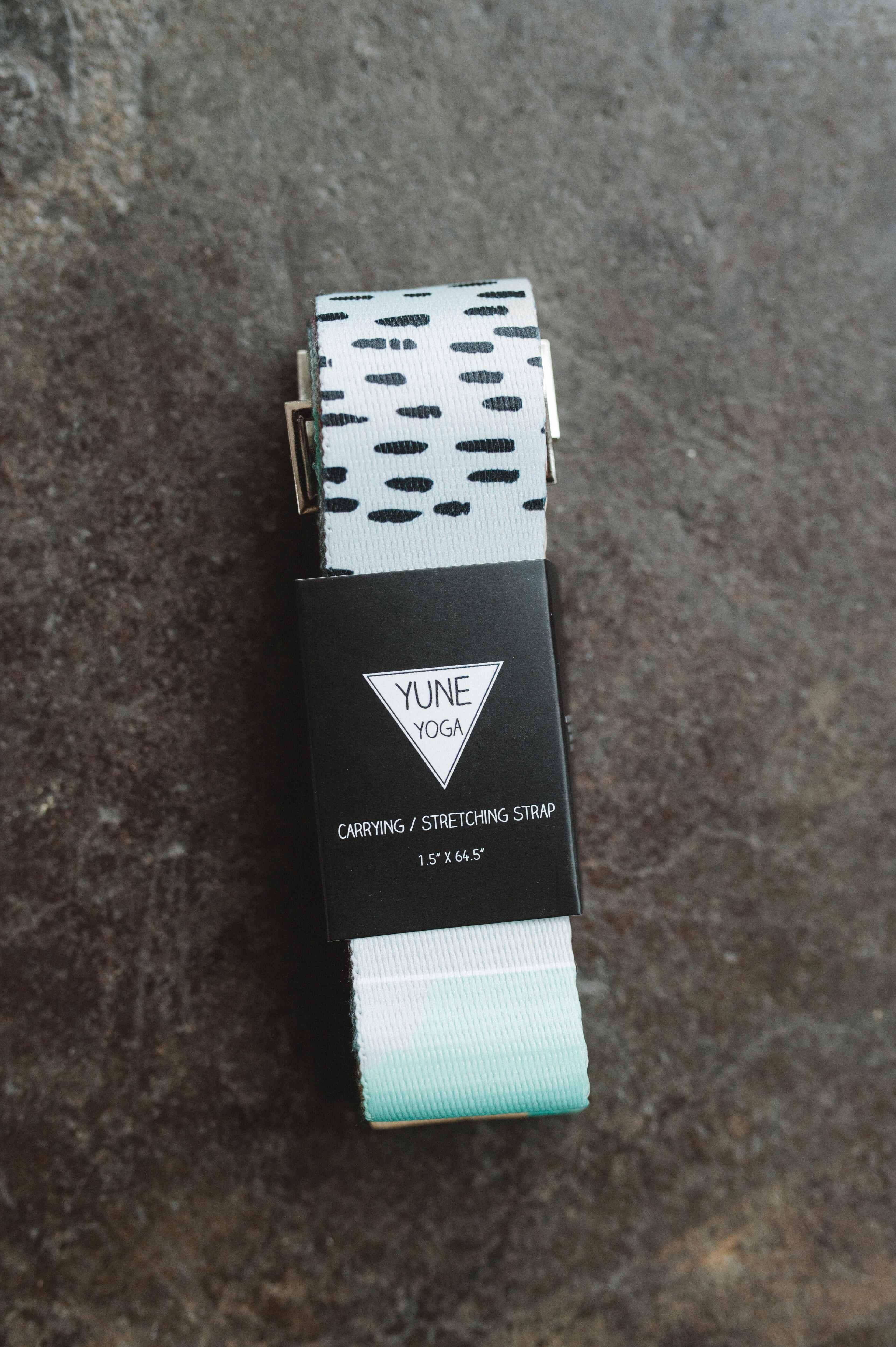 Yoga Strap | Stretching Strap | Metal Buckles | Multi Color | Yune Yoga | The Hemlock - Yune Yoga