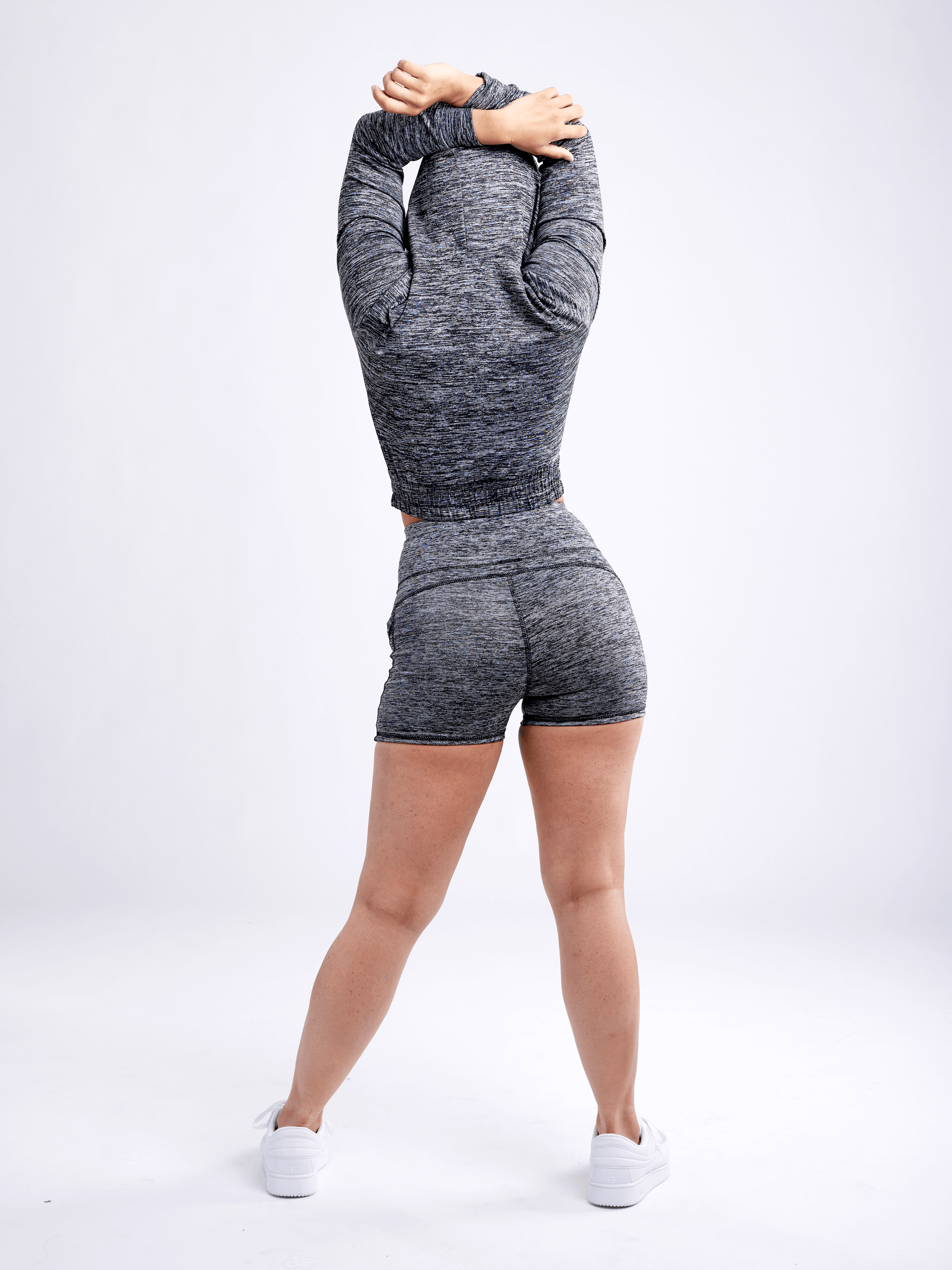 JupiterGear Athletic Zip-Up Crop Hoodie Jacket by Jupiter Gear