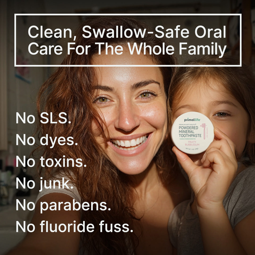 Toothpowder / Powdered Mineral Toothpaste by Primal Life Organic II LLC