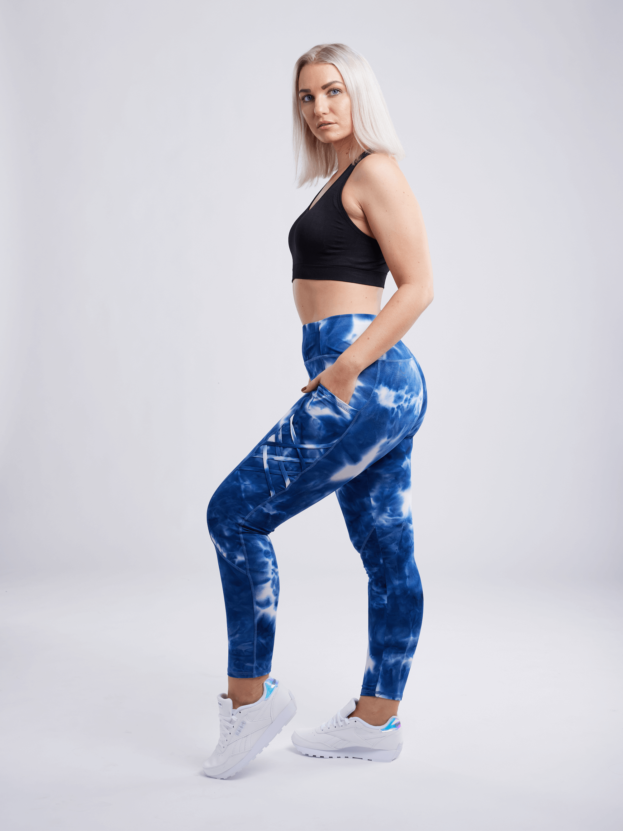 JupiterGear High-Waisted Criss-Cross Training Leggings with Hip Pockets by Jupiter Gear