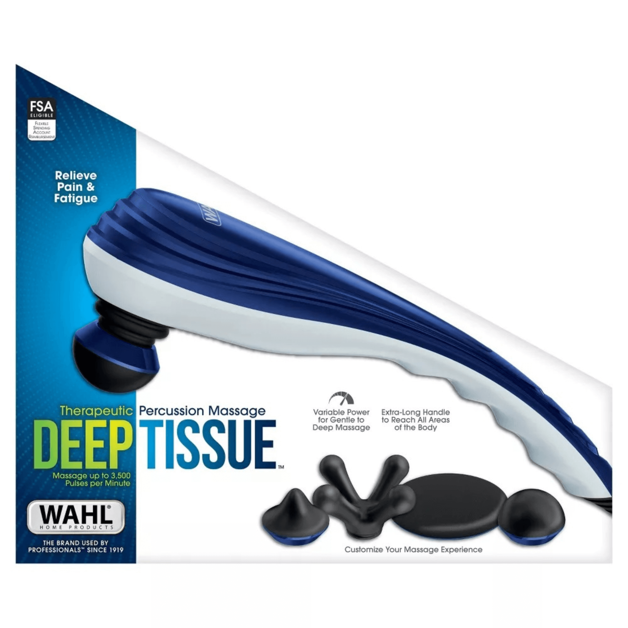 Wahl Variable-Speed Deep-Tissue Percussion Therapeutic Massager by Jupiter Gear