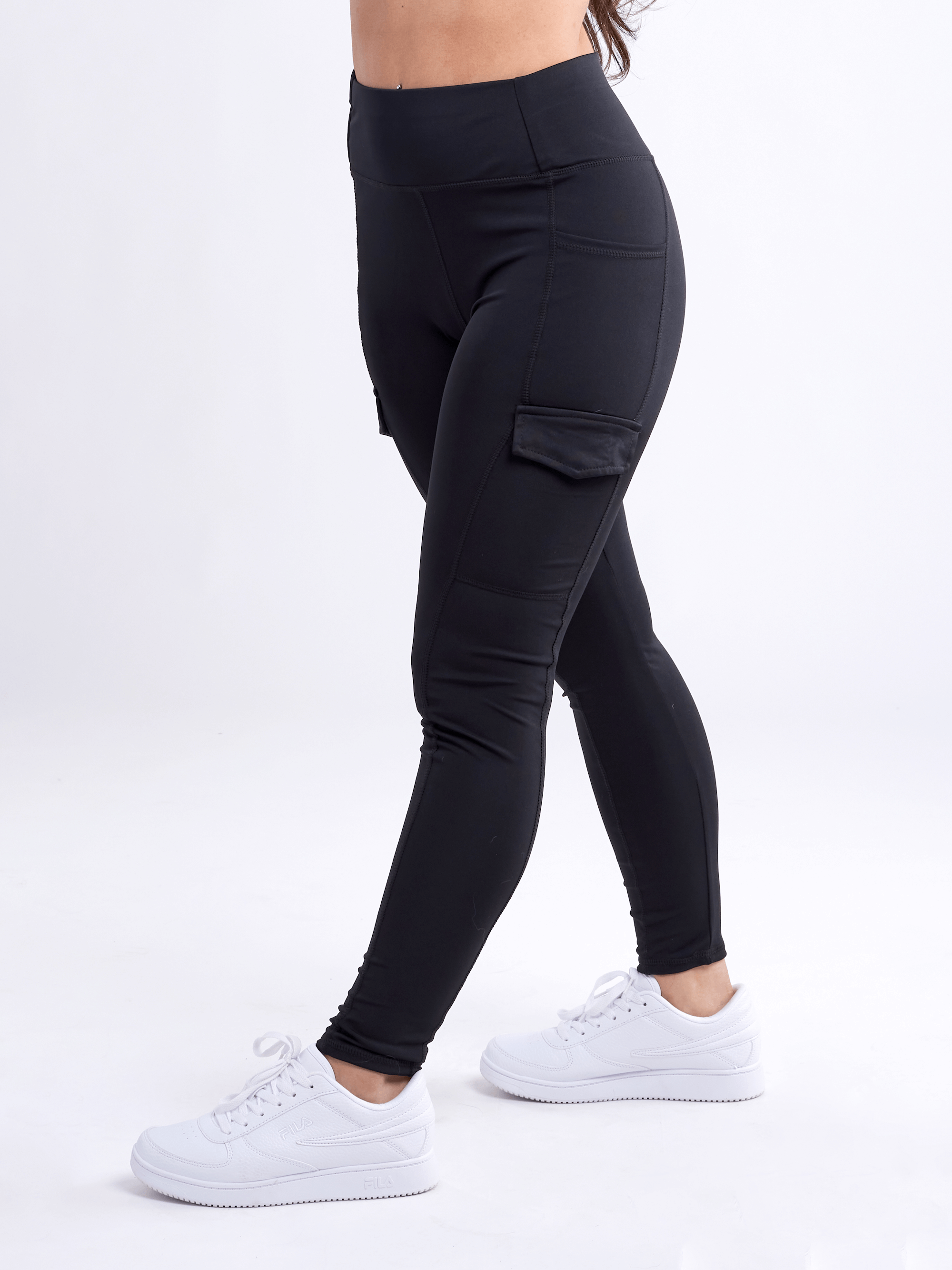 JupiterGear High-Waisted Leggings with Side Cargo Pockets by Jupiter Gear