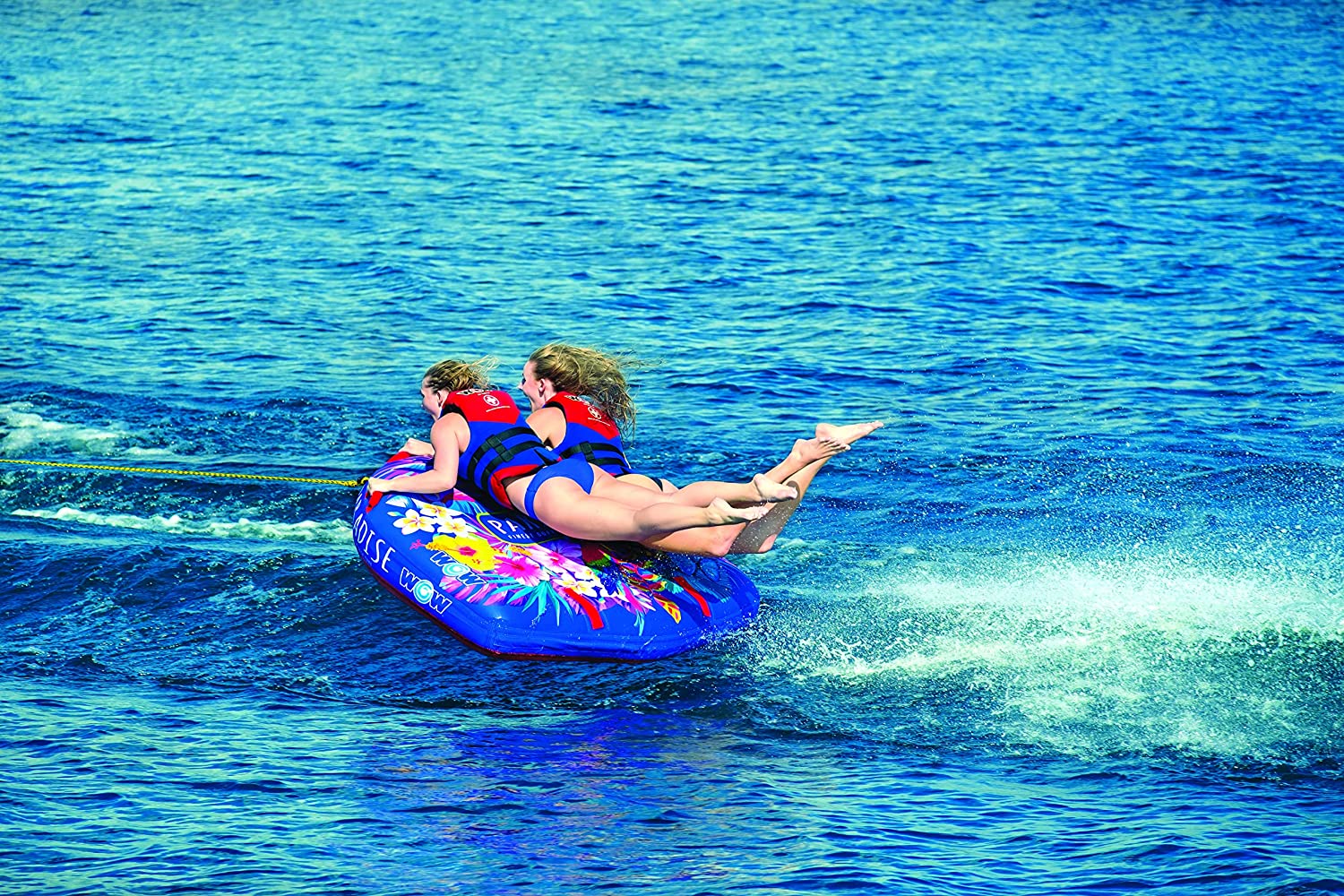 WOW Sports Paradise 2 Person 2P Soft Top Towable (22-WTO-3983) by Jupiter Gear