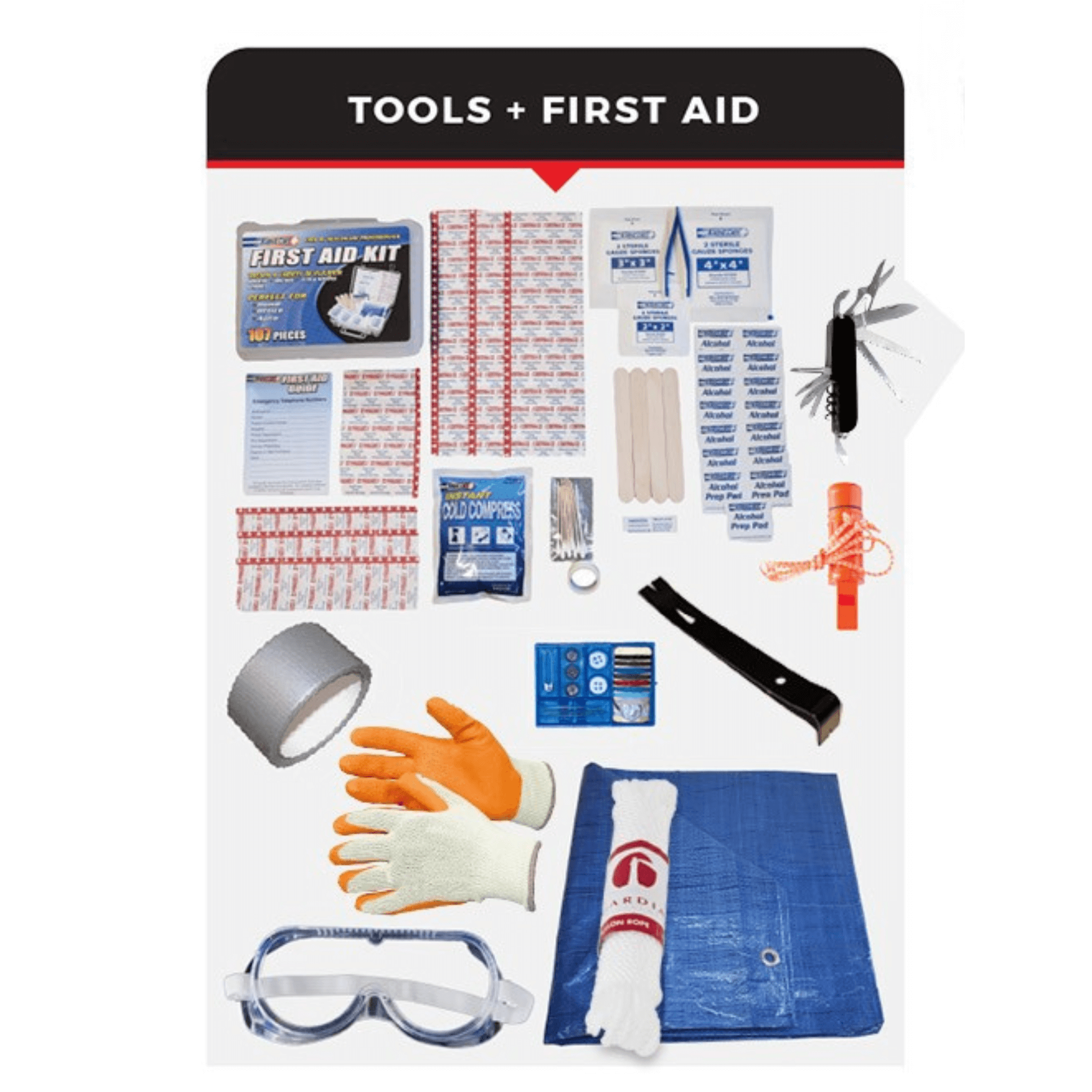 WSK 5-Person 72-Hour Emergency Survival Bucket Kit - Jupiter Gear