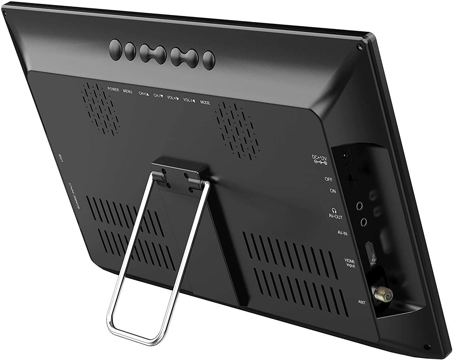 13" Supersonic Portable Digital LED TV with USB, SD, and HDMI Inputs and FM Radio | 12-Volt AC/DC Compatible by Jupiter Gear