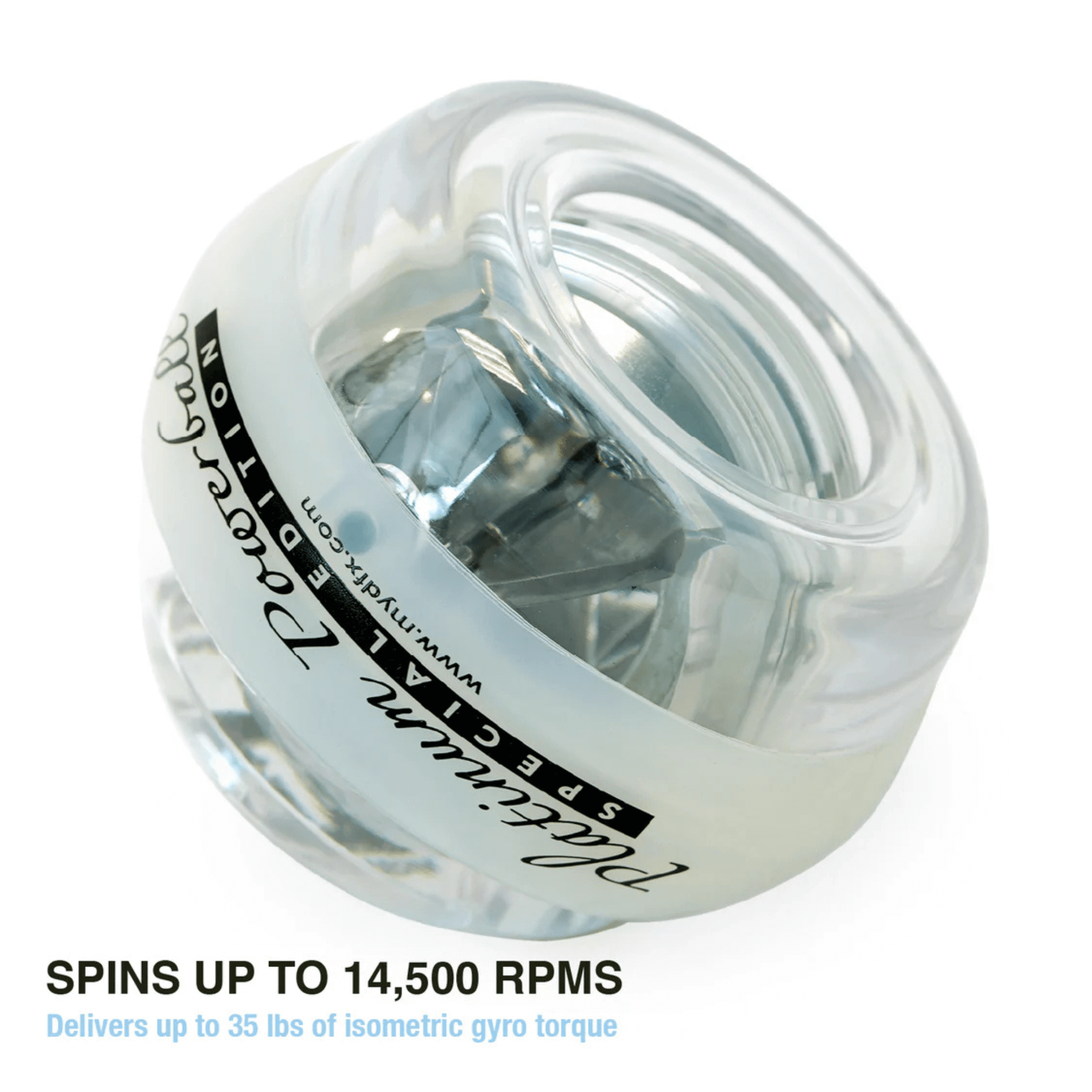 DFX Powerball Platinum Edition Resistance Trainer with Powerdock by Jupiter Gear