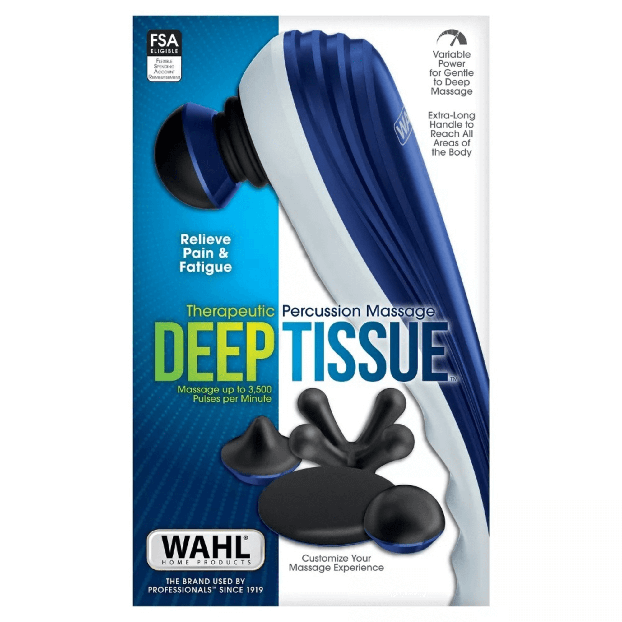 Wahl Variable-Speed Deep-Tissue Percussion Therapeutic Massager by Jupiter Gear