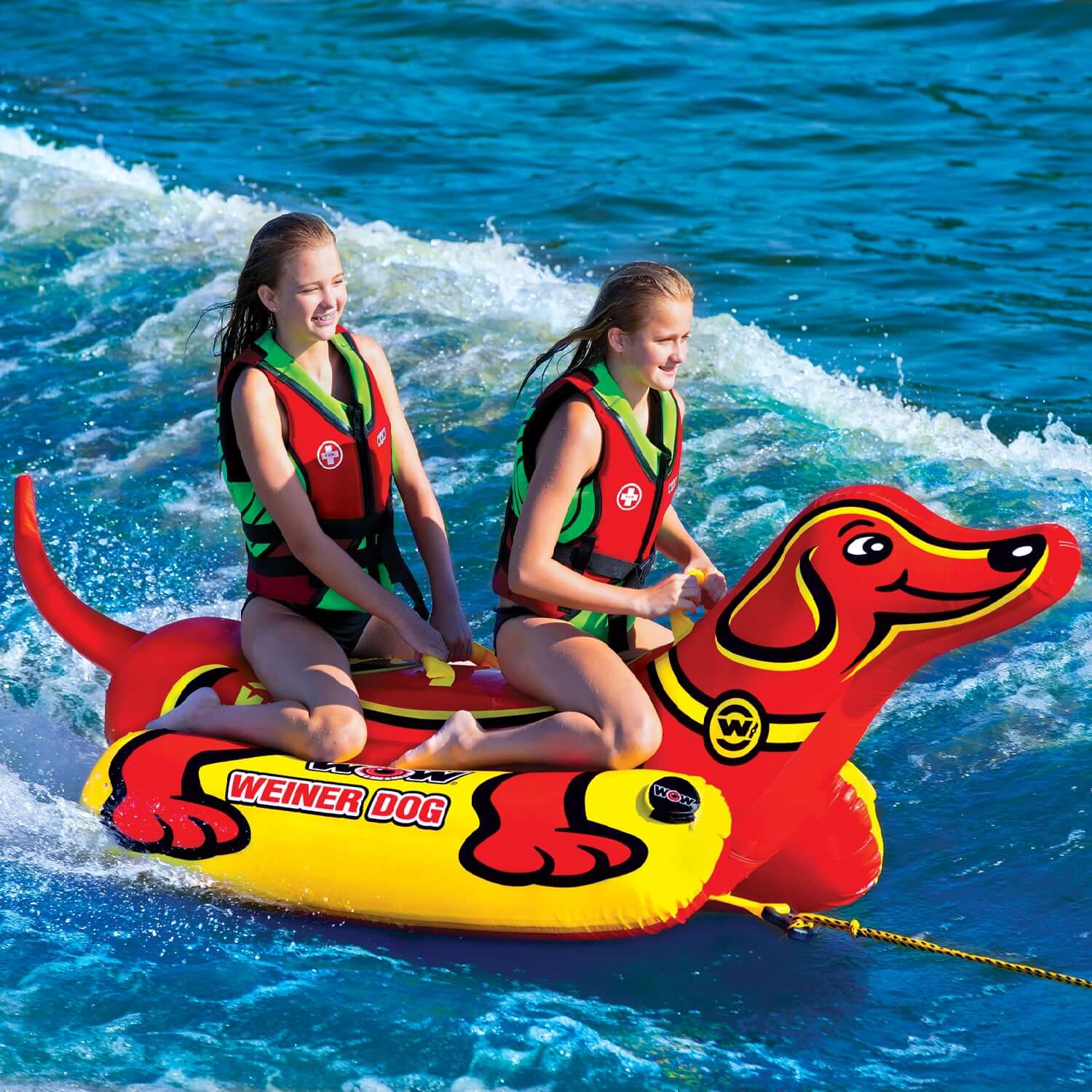 WOW Sports Weiner Dog 2 Towable (19-1000) by Jupiter Gear