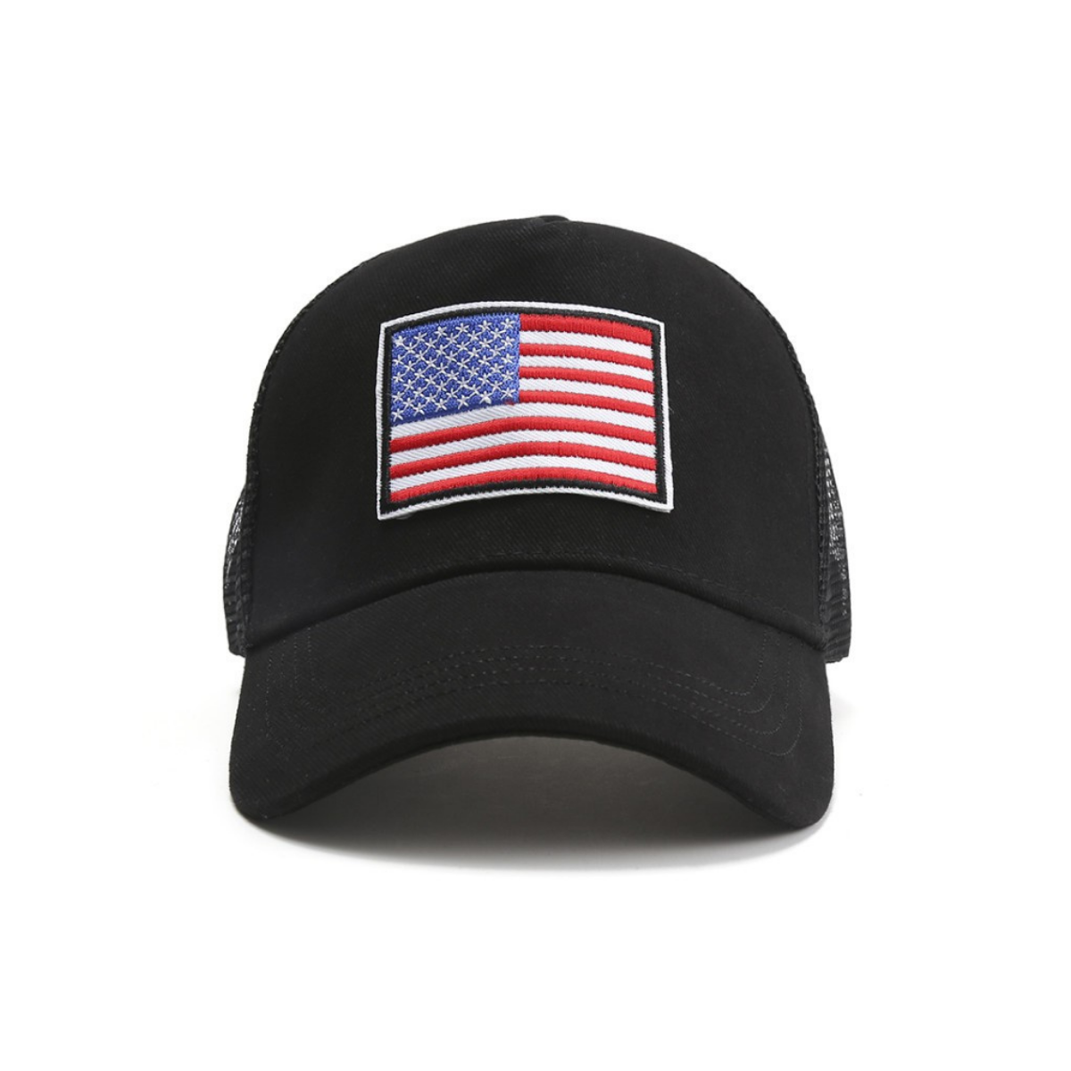 American Flag Trucker Hat with Adjustable Strap by Jupiter Gear