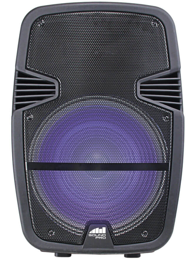 Naxa Portable 15 inch Bluetooth Party Speaker with Disco Light and Stand by Jupiter Gear