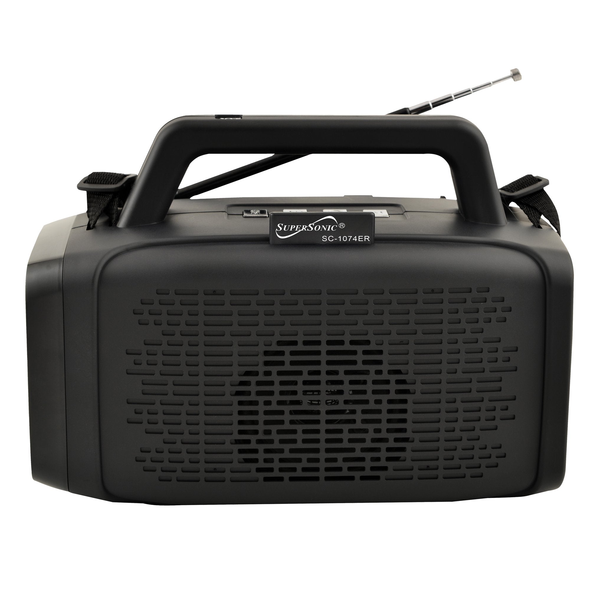 Supersonic Solar Power Speaker with FM Radio and LED Flashlight by Jupiter Gear