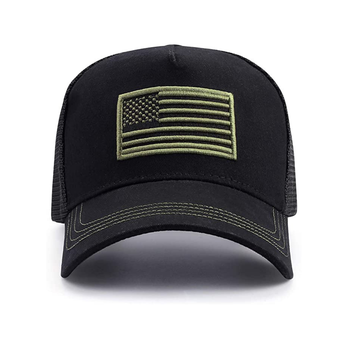 American Flag Trucker Hat with Adjustable Strap by Jupiter Gear