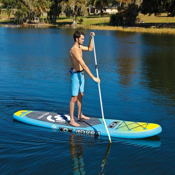 WOW Sports 10'6" Rover Stand Up Inflatable Paddleboard SUP Package (21-3030) by Jupiter Gear