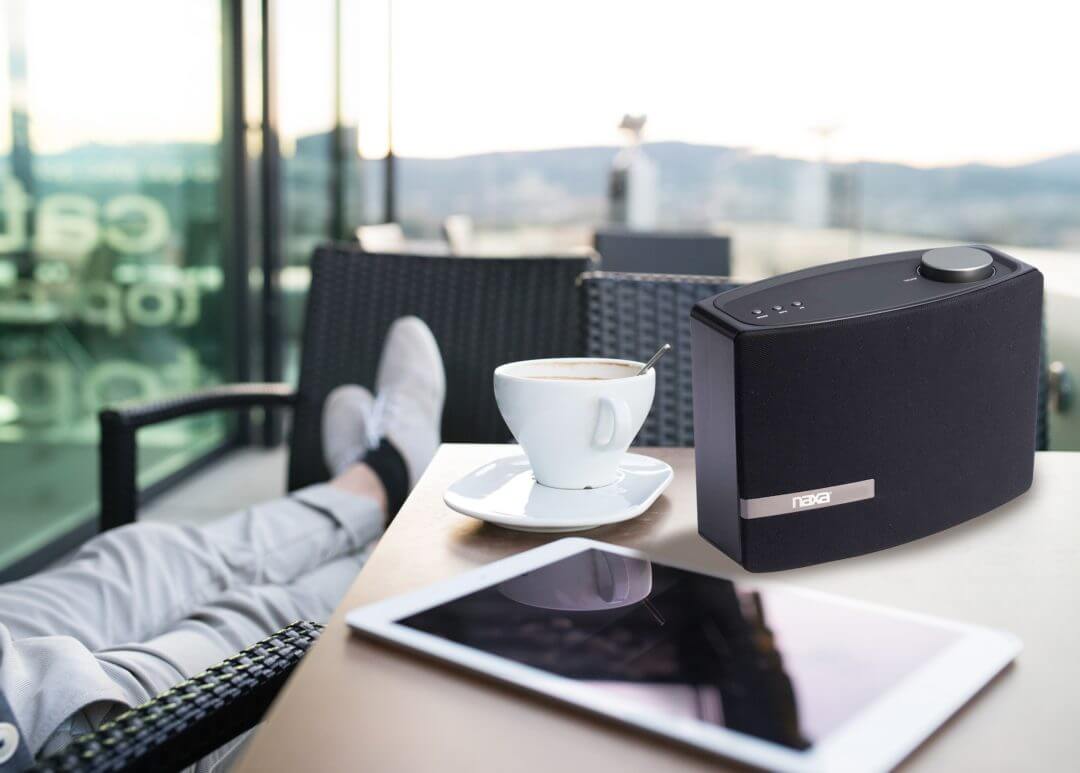 Naxa Wi-Fi & Bluetooth Multi-Room Speaker with Amazon Alexa Voice Control by Jupiter Gear