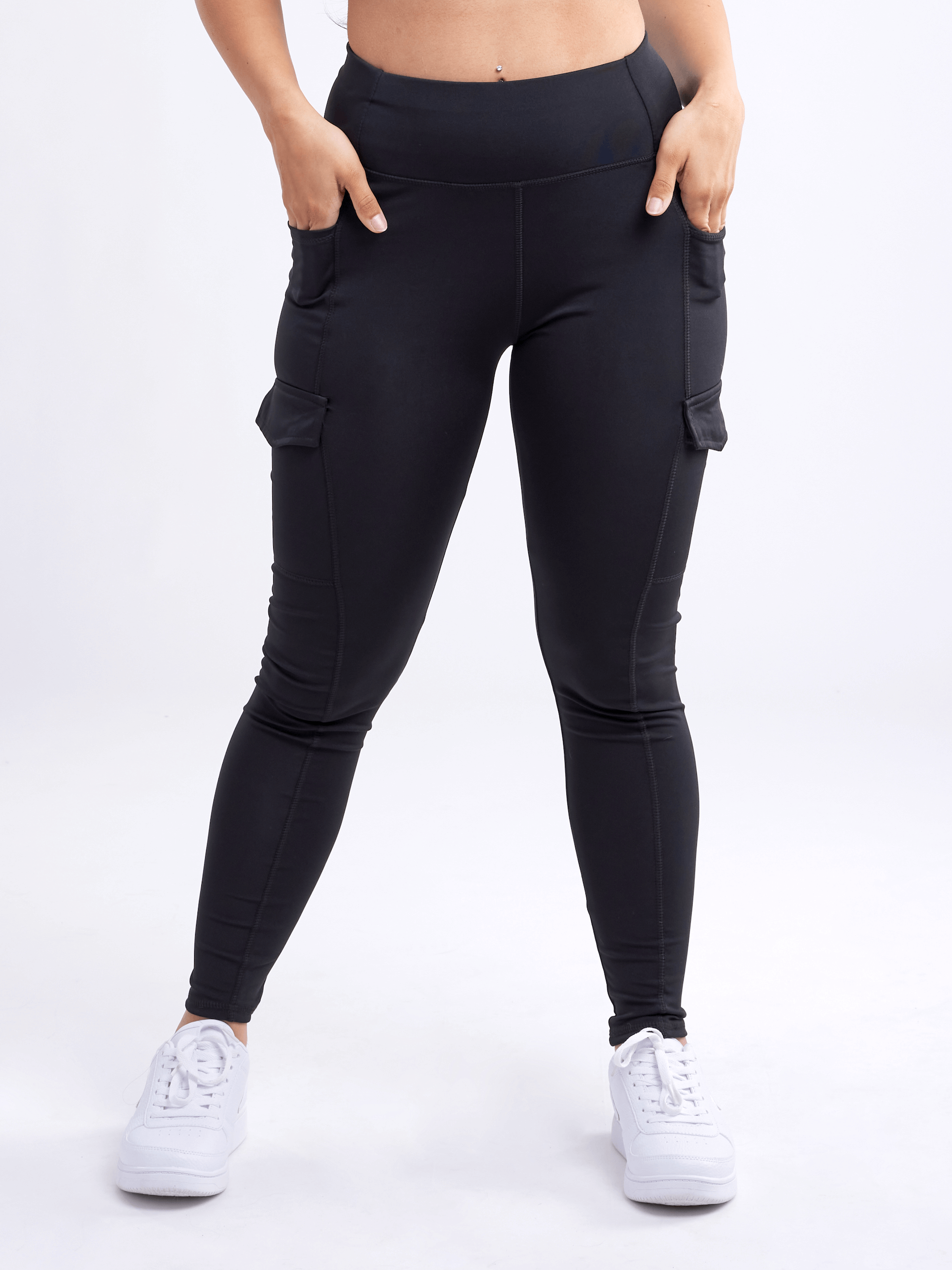 JupiterGear High-Waisted Leggings with Side Cargo Pockets by Jupiter Gear
