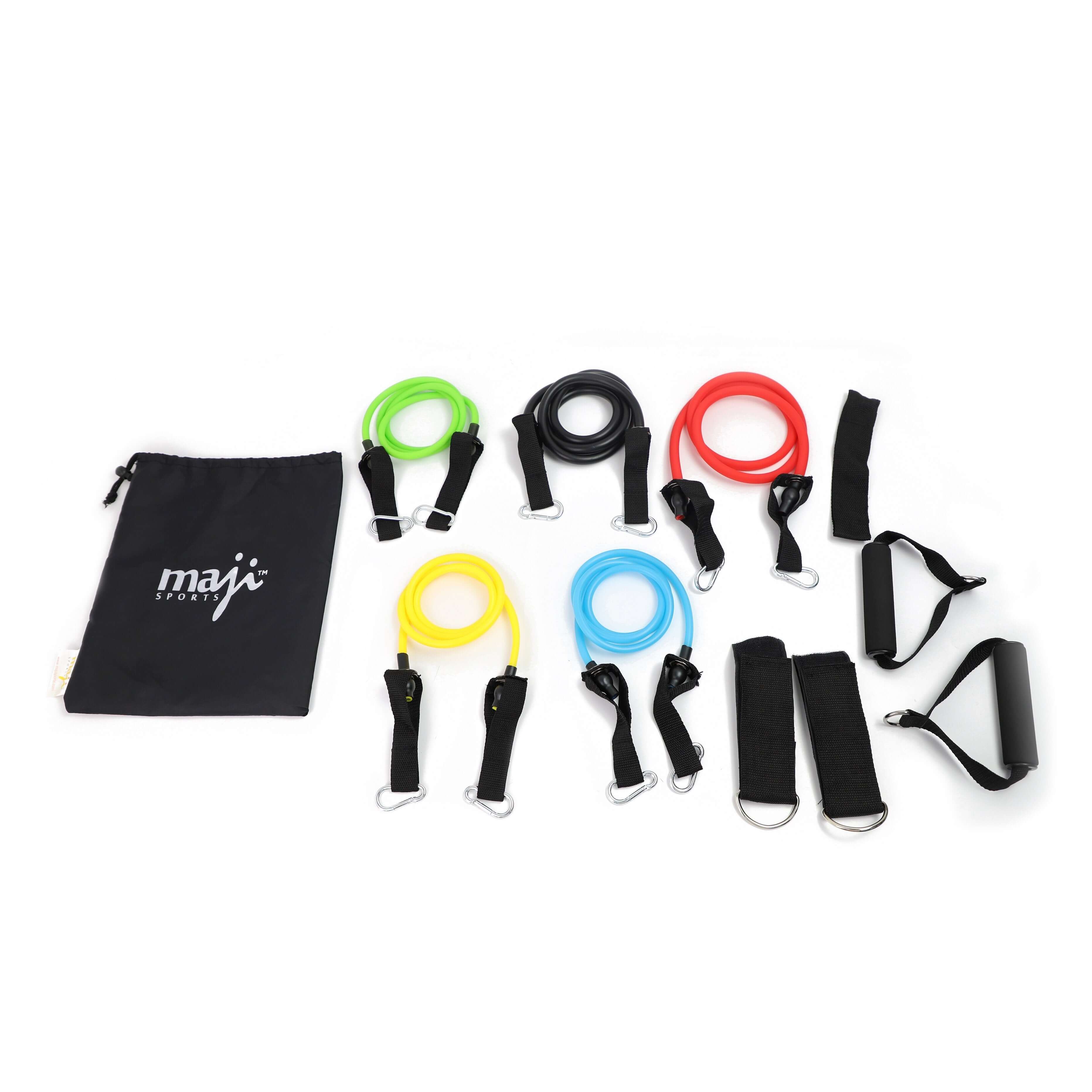 Maji Sports Full Body Workout Max Resistance Tube Kit by Jupiter Gear