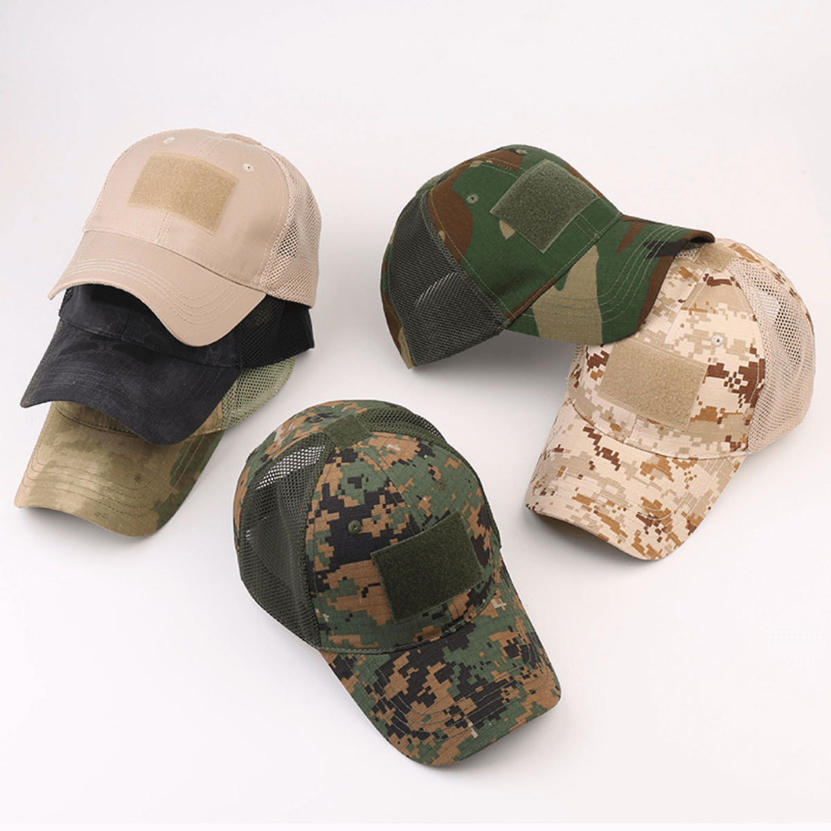 Tactical-Style Patch Hat with Adjustable Strap by Jupiter Gear