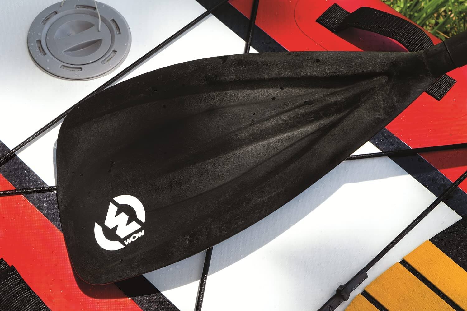 WOW Sports WOW-SOUNDBOARD SUP Stand Up Inflatable Paddleboard with WOW-SOUND Buoy (21-3010) by Jupiter Gear