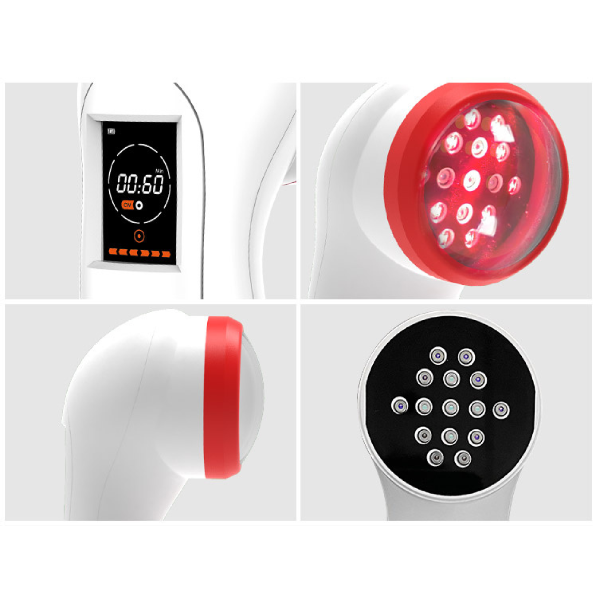 PainIQ+ Handheld Red Light & Infrared Laser Therapy Device by PlayMakar