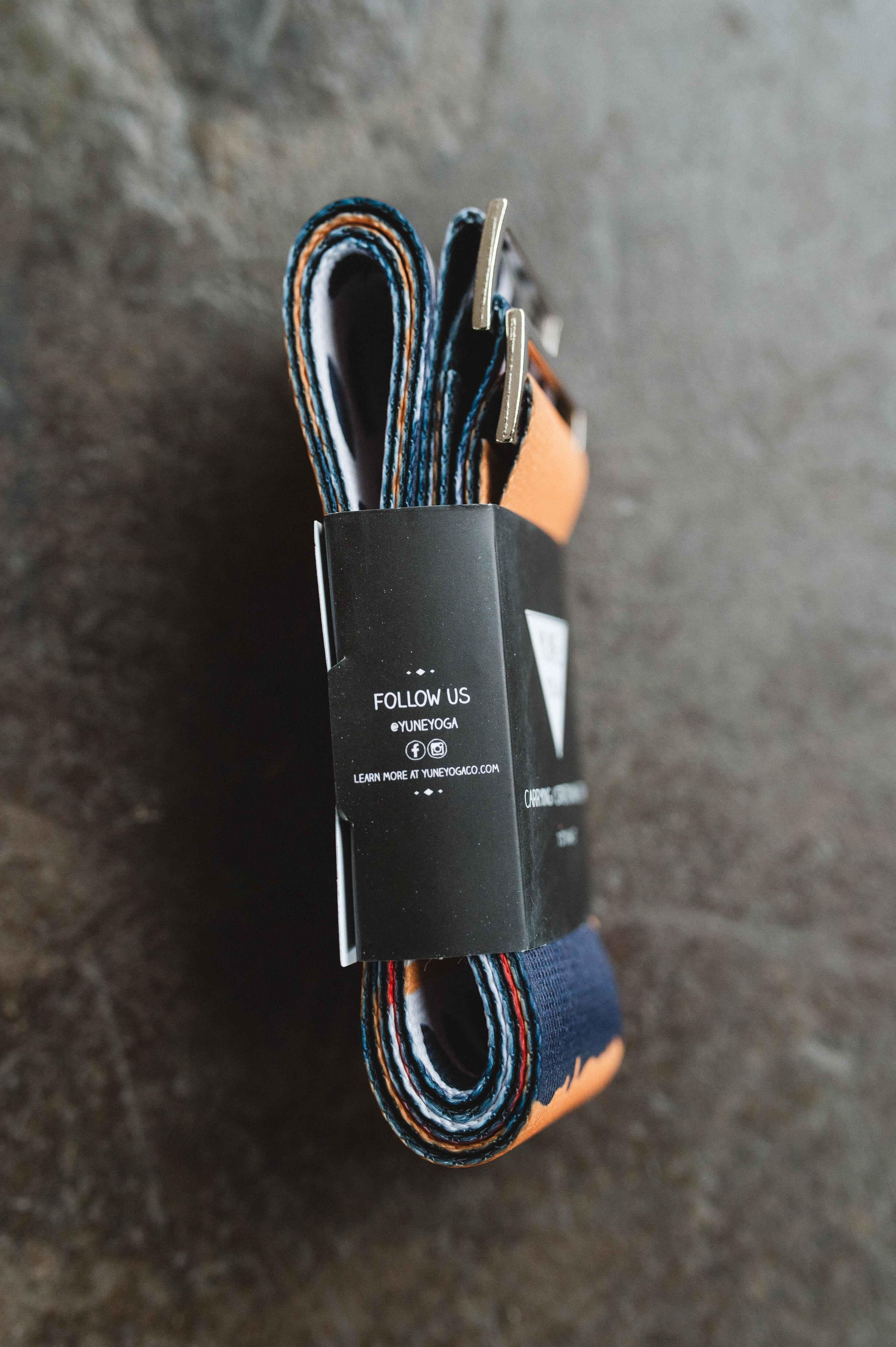 Yoga Strap | Stretching Strap | Metal Buckles | Multi Color | Yune Yoga | The Leo - Yune Yoga