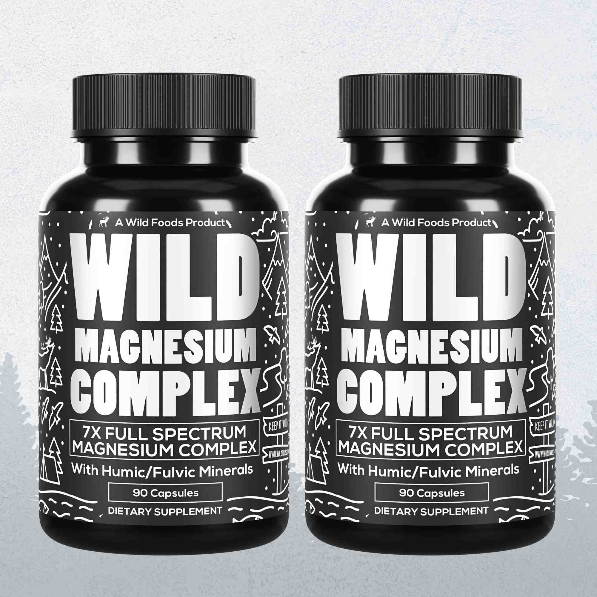 Magnesium Complex | 7-in-1 Complete Spectrum Formula by Wild Foods
