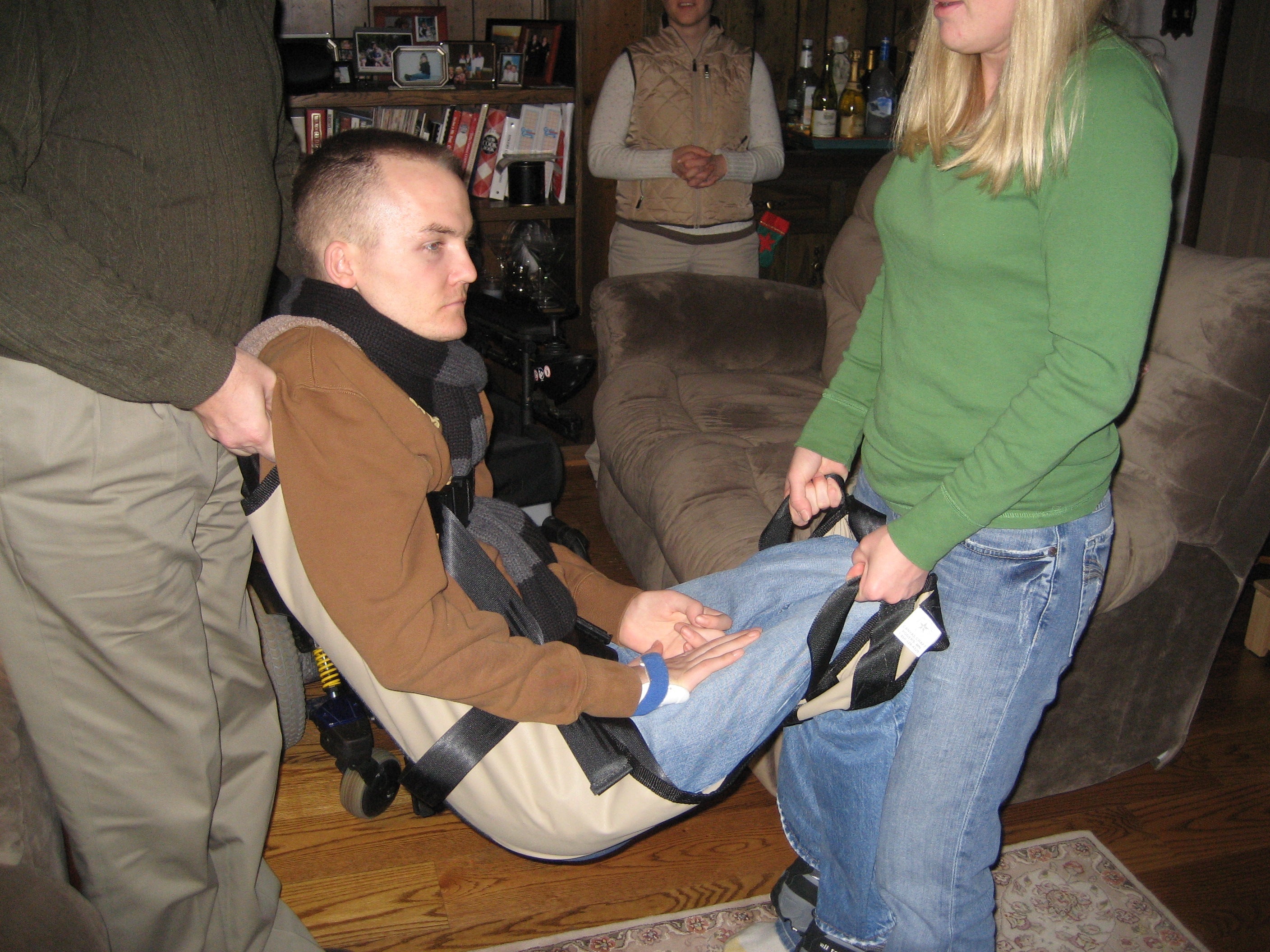 Comfort Carrier Patient Lift Sling for Wheelchair to Aircraft Transfers & Evacuation - FREE WORLDWIDE SHIPPING! by Inclusive Inc