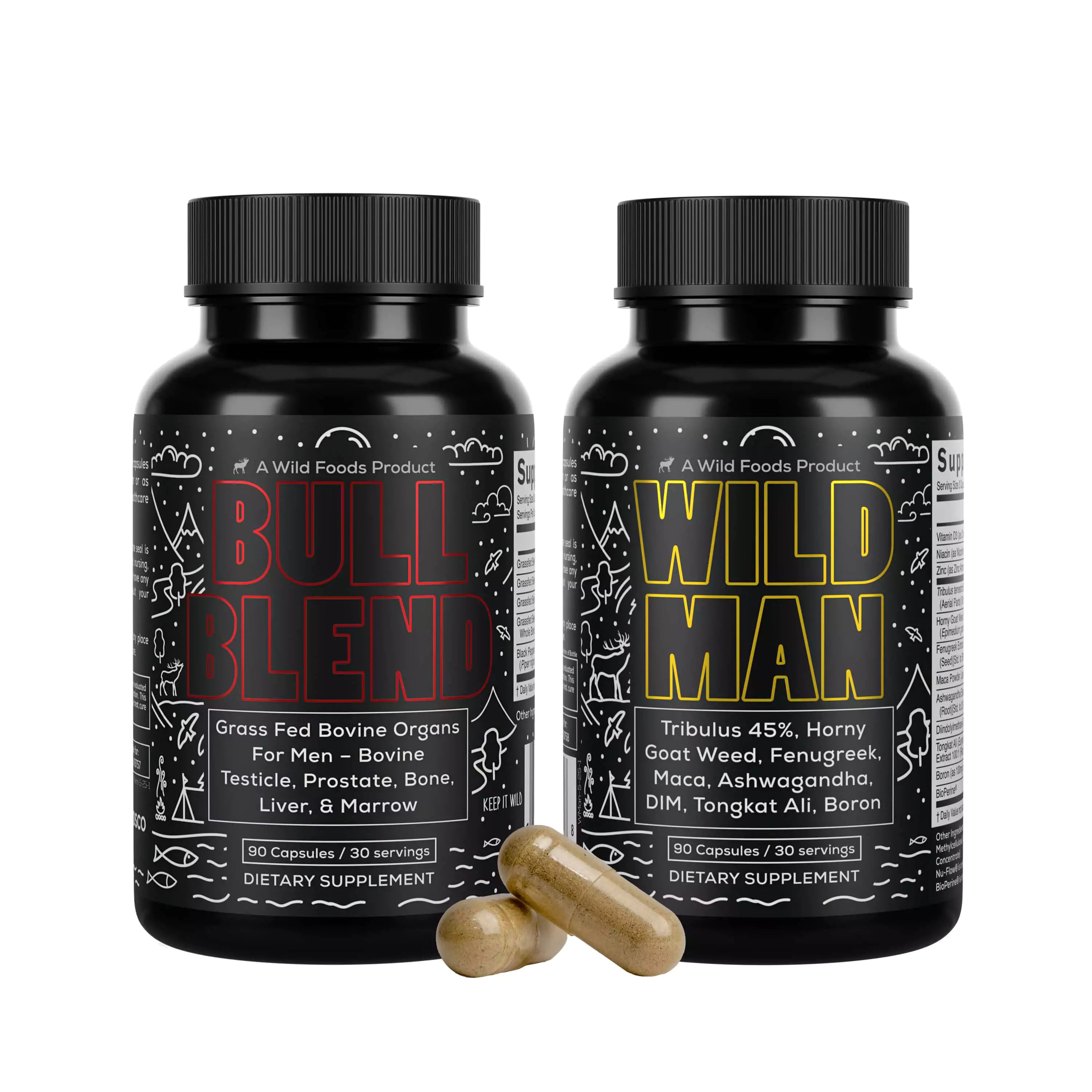 Wild Man Bundles: Natural Anabolic Support by Wild Foods