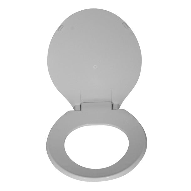 מושב אסלה מלבן עם מכסה (16 ½ אינץ' עומק מושב)