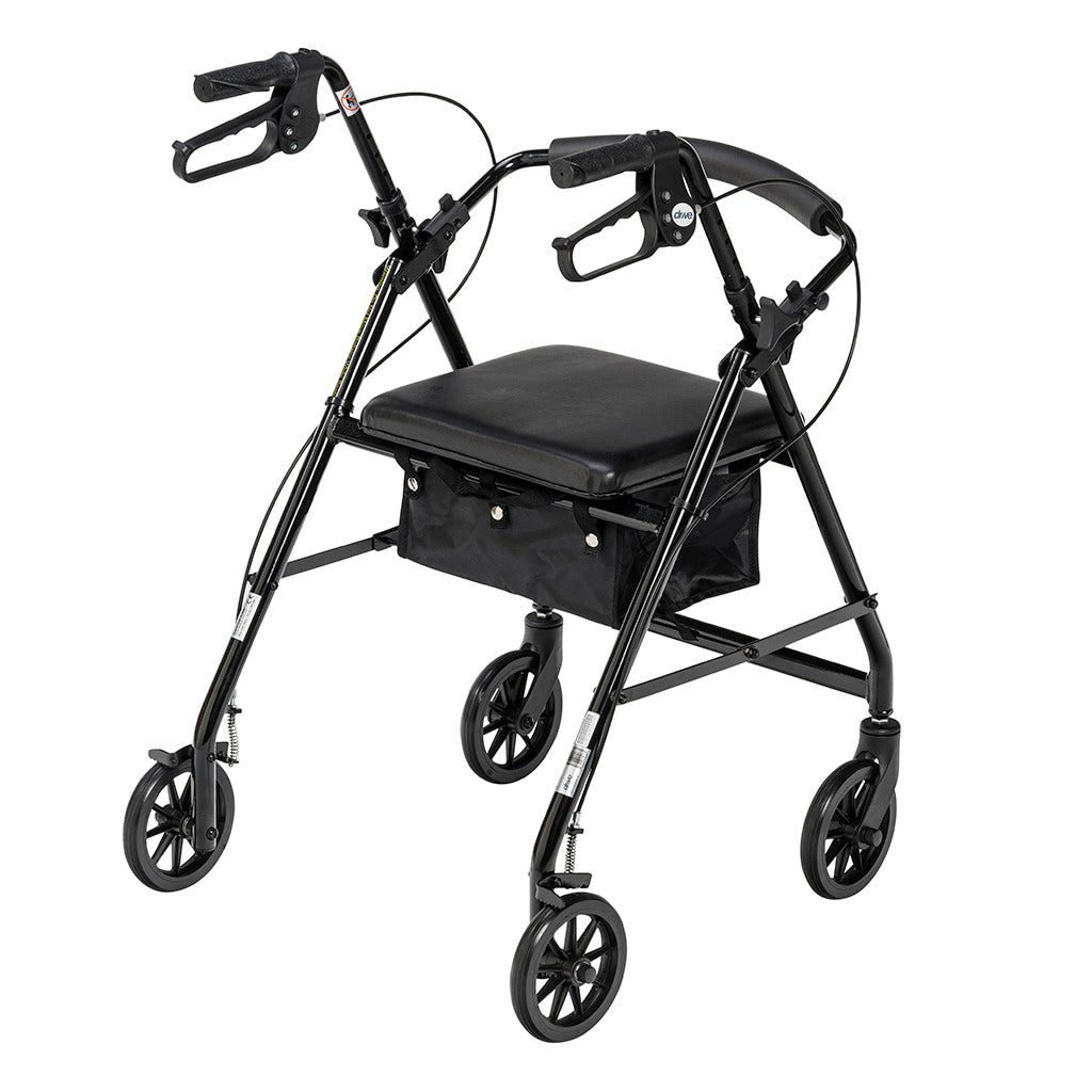 Aluminum Rollator, 6" Casters