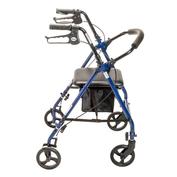 Steel Rollator with 6” Wheels, Knockdown