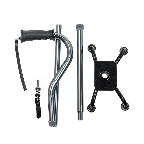 קנה מרובע מתקפל, בסיס קטן, פחם, 1EA, 12/CV