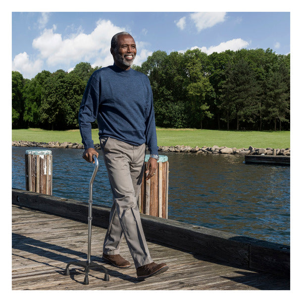 קנה מרובע מתקפל, בסיס קטן, פחם, 1EA, 12/CV