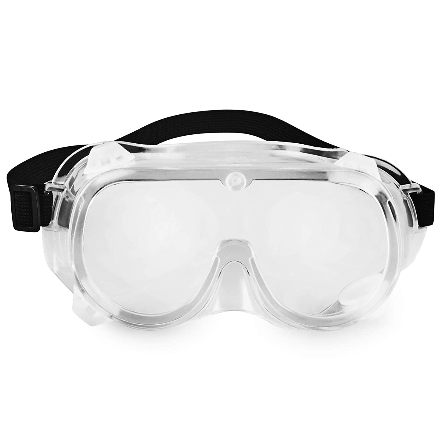 hand2mind 6 Inch Clear Safety Goggles (Pack of 10) - One Source Medical Supplies