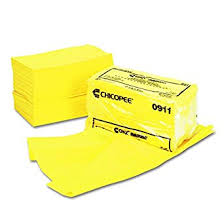 DUST CLOTHS MASSLINN YELLOW
(909-2424) 500/CS